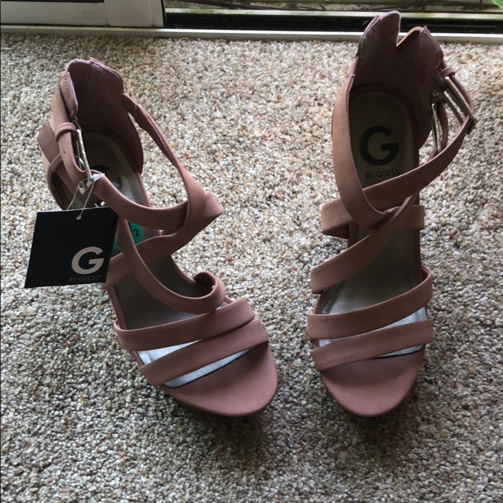 Guess brand Wedges purple